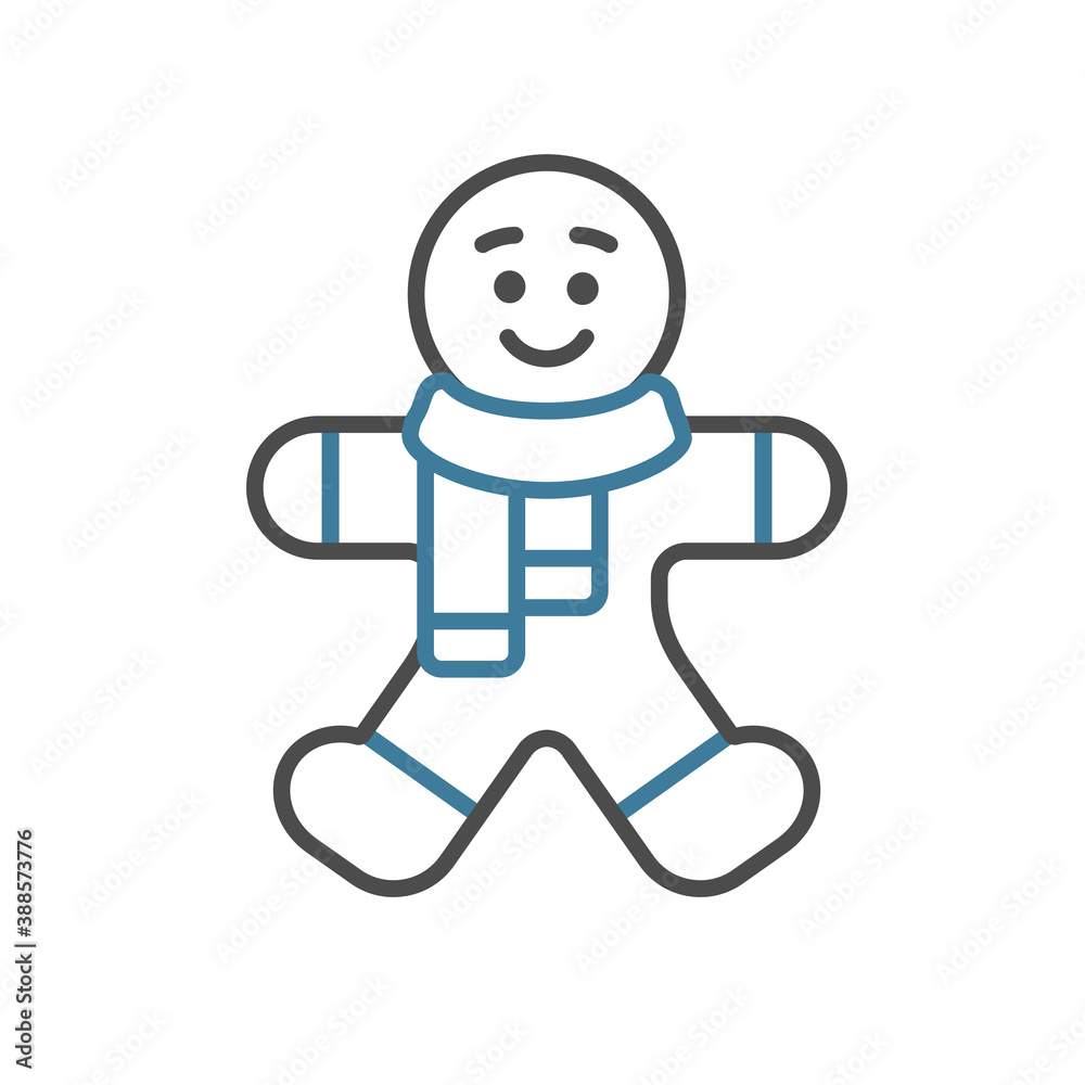 Gingerbread Man Vector Illustration Icon
Gingerbread Man Vector Illustration Icon