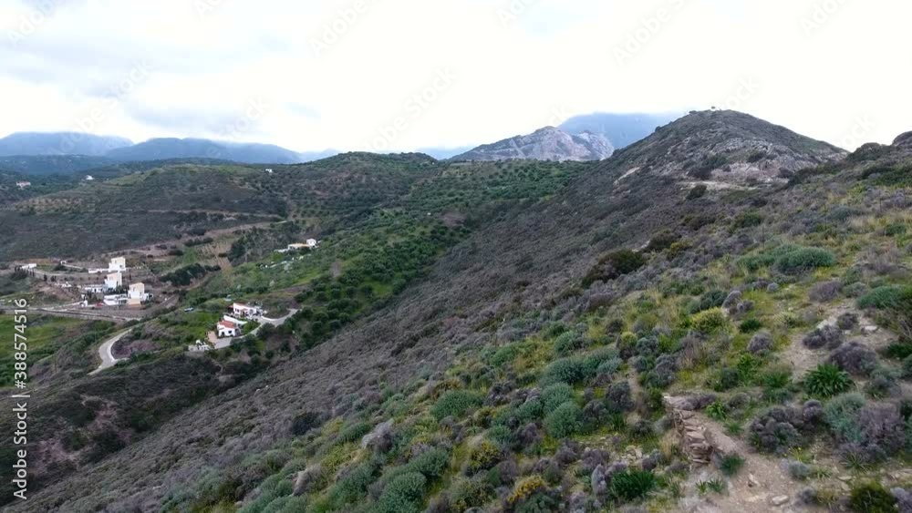 Crete - Drone photography of Crete landscape in spring Crete - Drone photography of Crete landscape in spring