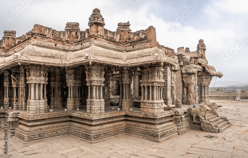 The Vittala Temple is located in Hampi and is considered the most magnificent and beautiful structure of the Vijayanagar Empire.