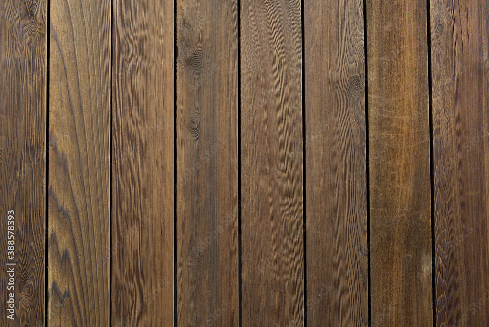 Old brown rustic dark wooden texture - panorama wood background long banner.