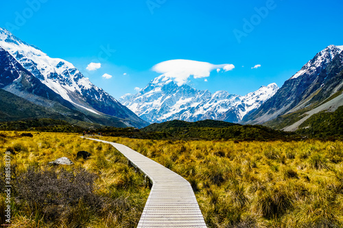 Hooker Valley Track Mount Cook Neuseeland