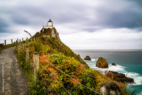 Nugget Point Lighthouse Catlins Neuseeland