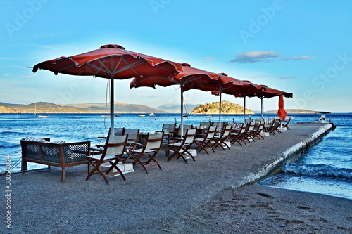 Greece-view on the island Koronisi