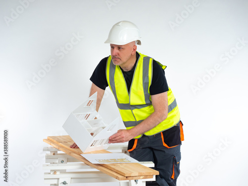 Construction engineer on a ...