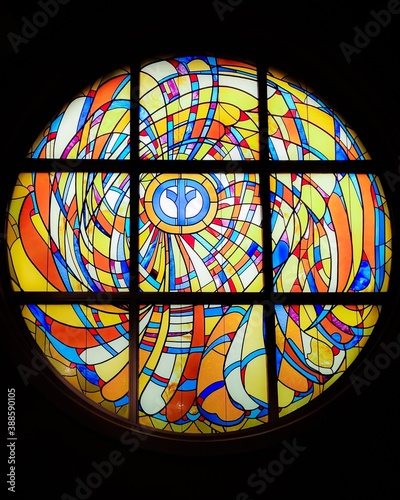 stained glass window