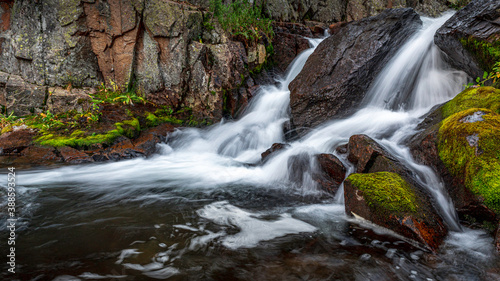 Summer cascade in Icy Brook