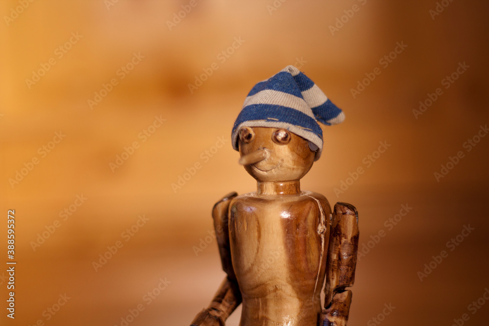 wooden Pinocchio wooden Pinocchio