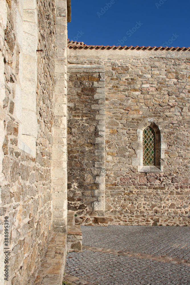 medieval saint-nicolas church in la chaume (france)