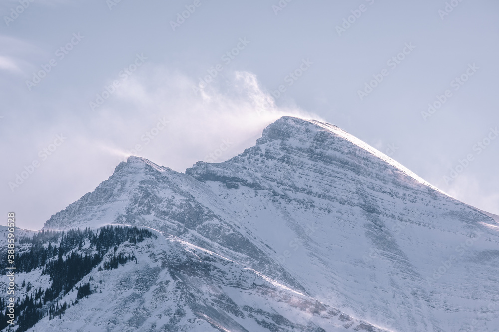 snow covered mountain