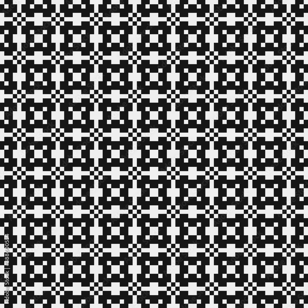 Abstract Cross Pattern Dots Logo generative computational art illustration