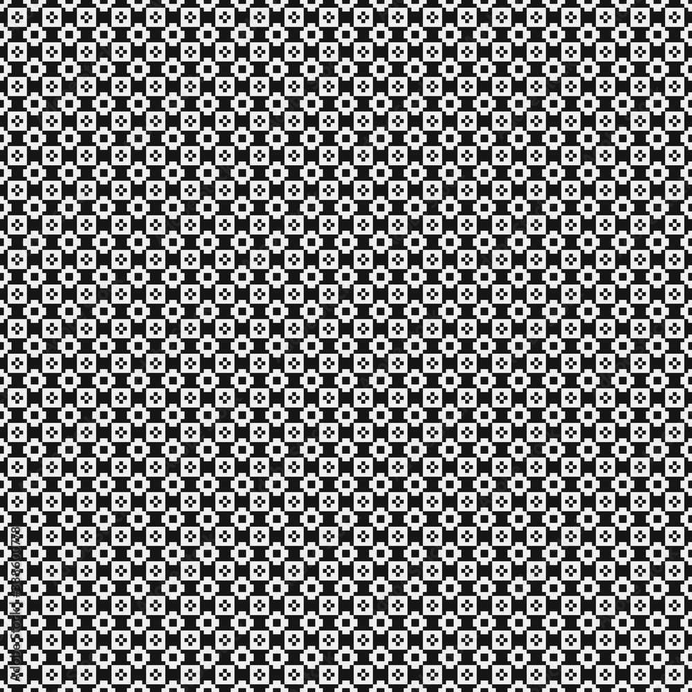 Abstract Cross Pattern Dots Logo generative computational art illustration