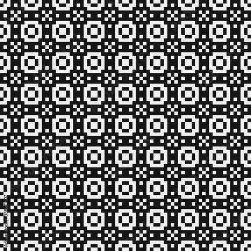 Abstract Cross Pattern Dots Logo generative computational art illustration