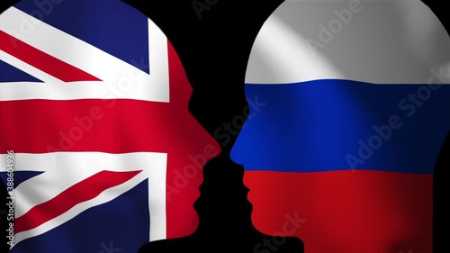 England (Great Britain) And Russia: Diplomacy, Communications And Other Relation. Politics Concept photo