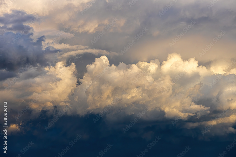 Beautiful dramatic stormy clouds after a storm Beautiful dramatic stormy clouds after a storm