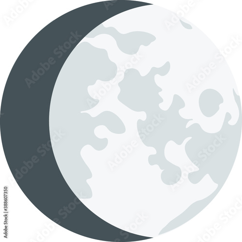 waxing gibbous moon