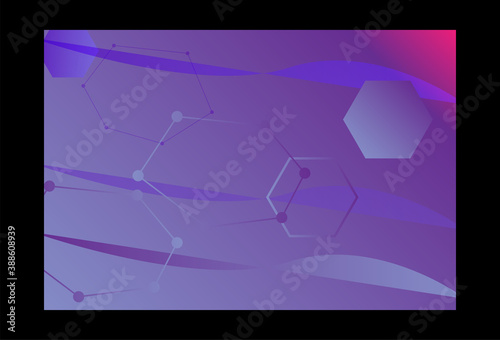 Abstract technological innovation with connected line and dots. futuristic - flyers - banners - backgrounds - web. headline