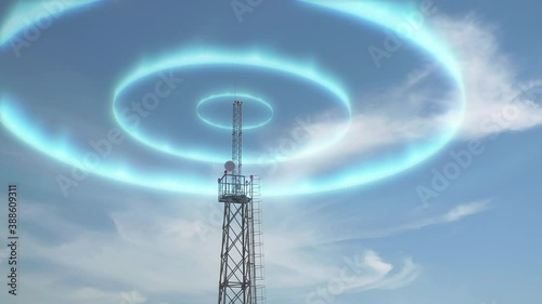 Modern high antenna evolving signal waves