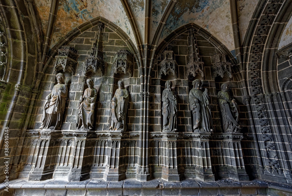 Basilique Notre-Dame du Folgoët, Le Folgoët, Finistère, Bretagne, France	