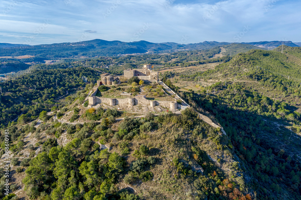Castle located in the Pobla de Claramunt, Spain