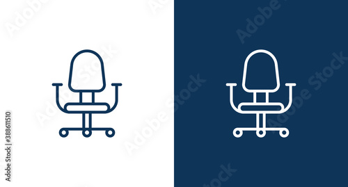 Office chair icon for web and mobile