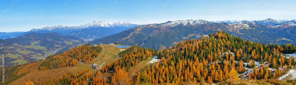 Der Grafenbergsee am Grafenberg in Wagrain