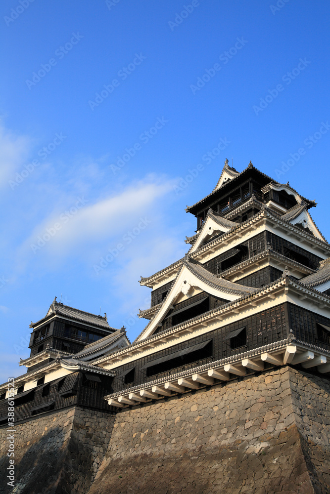 熊本城の天守閣