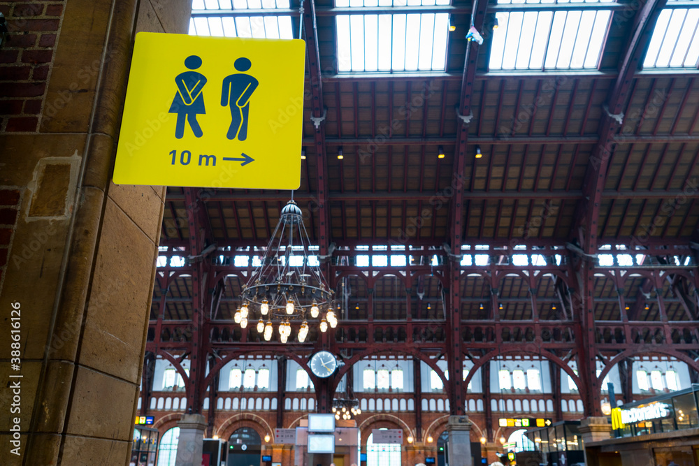 Εκτύπωση καμβά Copenhagen central station, Copenhagen, Denmark, Europe