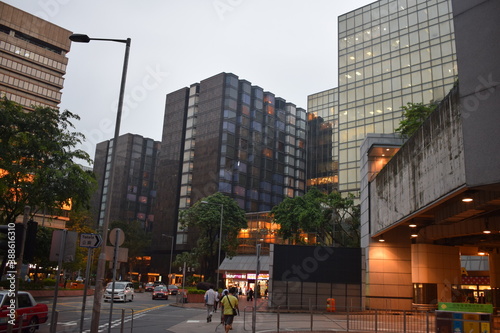 hong kong city buildings