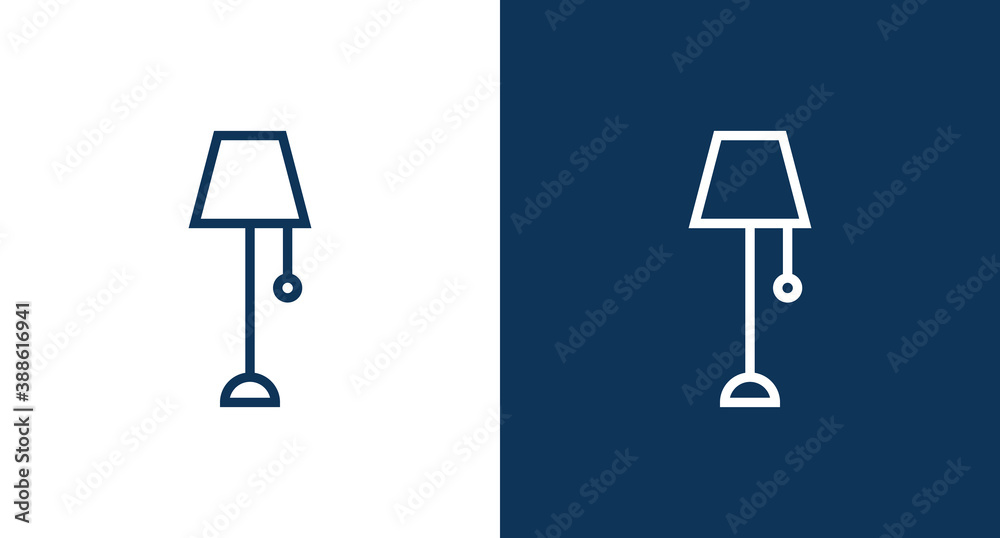 Lamp icon for web and mobile Lamp icon for web and mobile