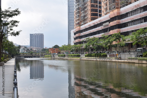 buildings in downtown city