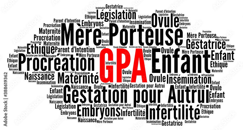 GPA, gestation pour autrui nuage de mots
GPA, gestation pour autrui nuage de mots