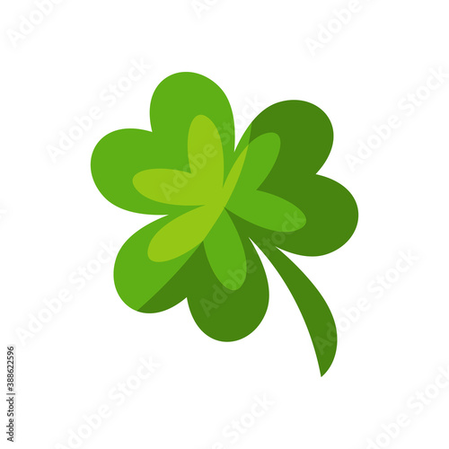 Isolated lucky clover icon - Vector illustration design