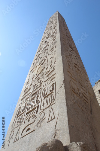 Obelisk in front of Luxor Temple