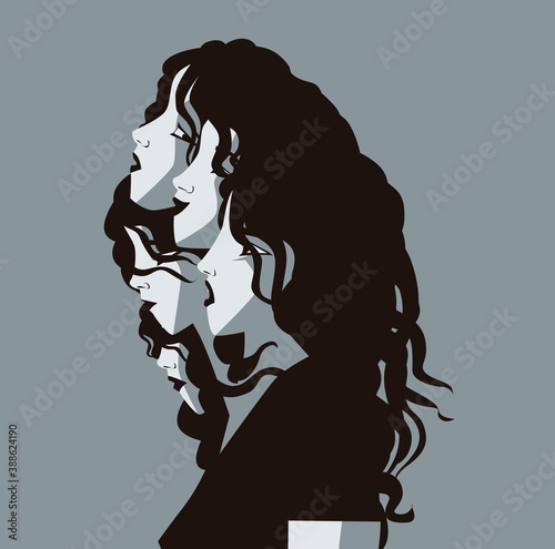 dissociative identity disorder women heads
