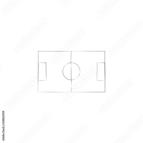 Hand drawn doodle soccer fi...