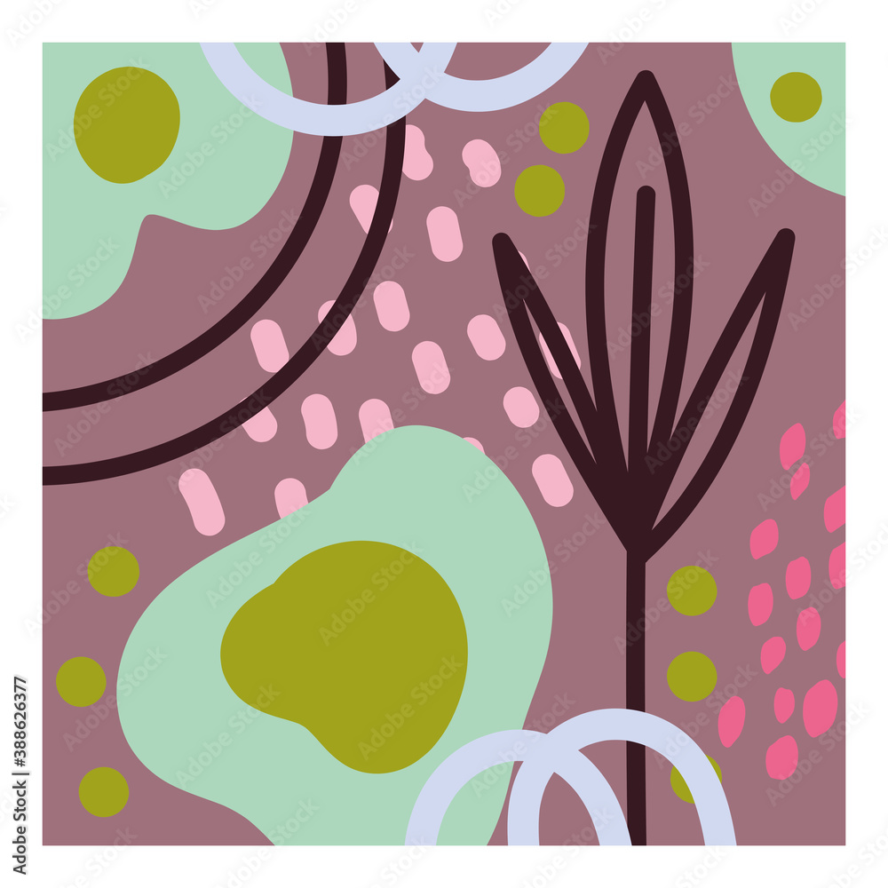 doodle contemporary pattern seamless decoration abstract shapes doodle contemporary pattern seamless decoration abstract shapes