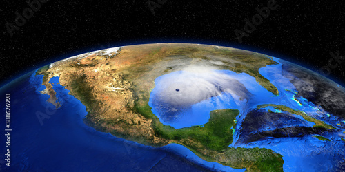 Photos Hurricane Zeta shown from Space