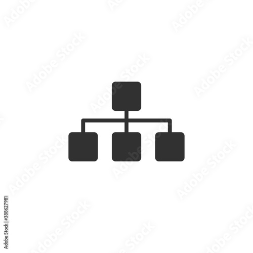 hierarchy icon, tree struct...