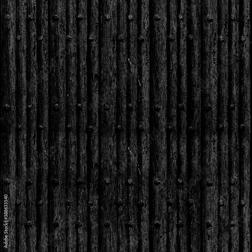 Fototapeta Naklejka Na Ścianę i Meble -  8K medieval wood roughness texture, height map or specular for Imperfection map for 3d materials, Black and white texture