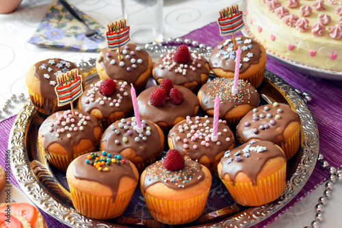 Photos of home-made holiday cupcakes