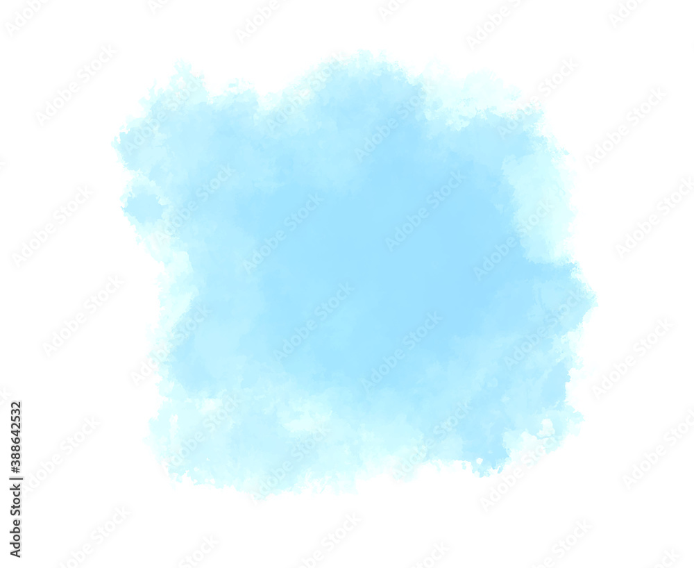 Colorful spot on isolated white. Colored abstract stain on isolation background. Watercolor artwork