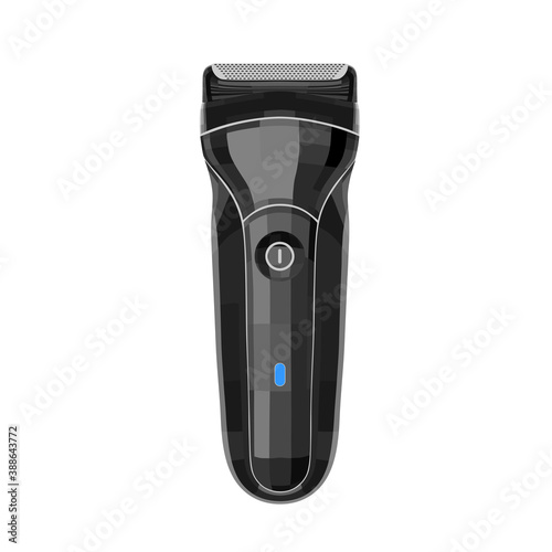 Electric razor in vector.Modern electric razor vector illustration.