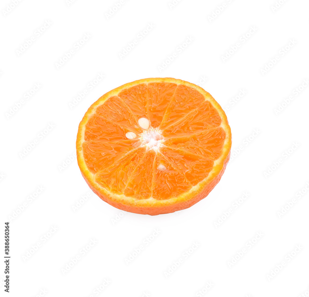 tangerine or mandarin fruit with leaves isolated on white background tangerine or mandarin fruit with leaves isolated on white background