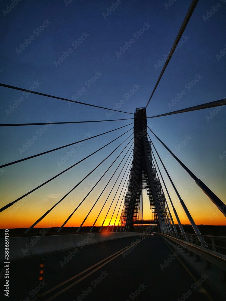 bridge at night