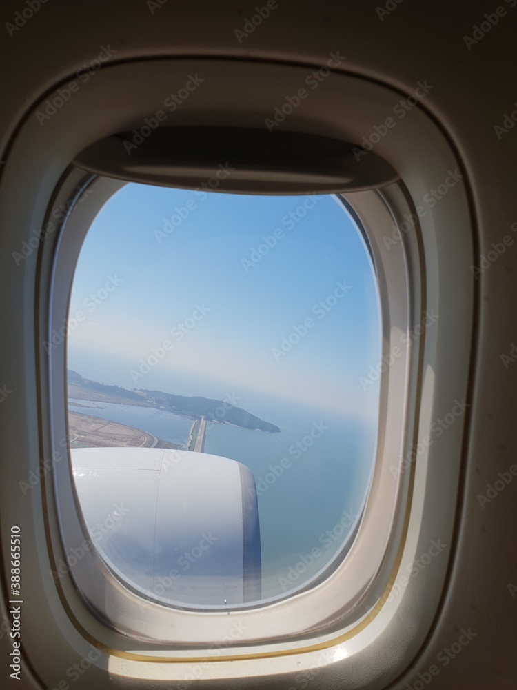 view from airplane window view from airplane window