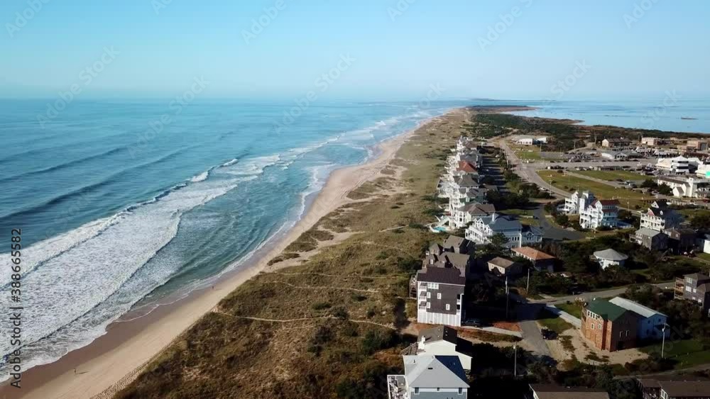 Vidéo Stock Homes in Hatteras Village NC, Hatteras Village North