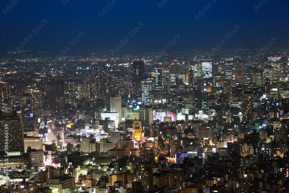 大阪市街地夜景