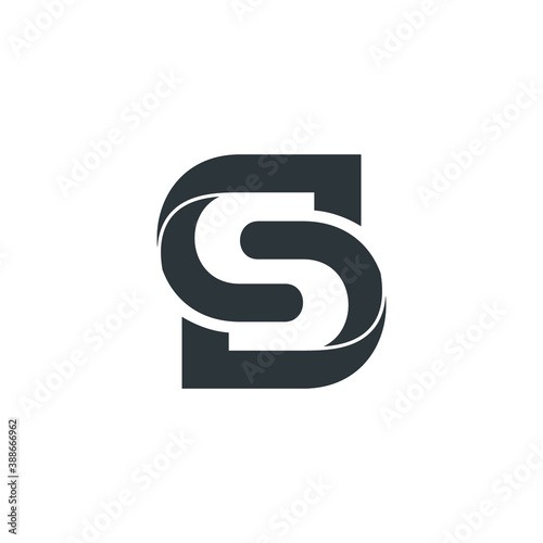 Letter s monogram logo design
