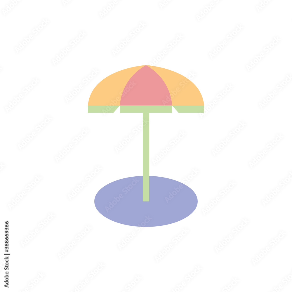 Umbrella Summer Clipart Vector Design Isolated Umbrella Summer Clipart Vector Design Isolated