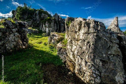 Stone Garden Formation in Bandung, Indonesia